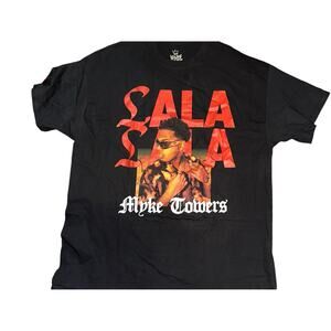 LALA PHOTO T-SHIRT - MYKE TOWERS SHIRT OFFICIAL MERCH